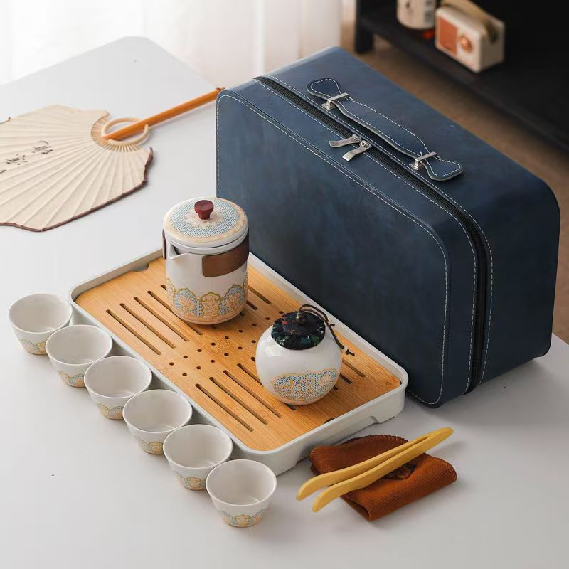✨お茶器~茶心-靑/白/黒(バッグ付き)✨