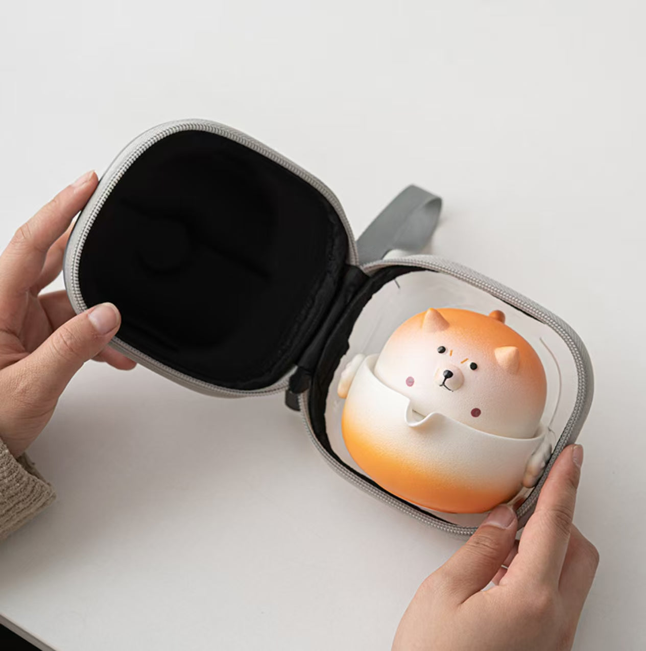 ✨お茶器～柴くん（袋付き）✨