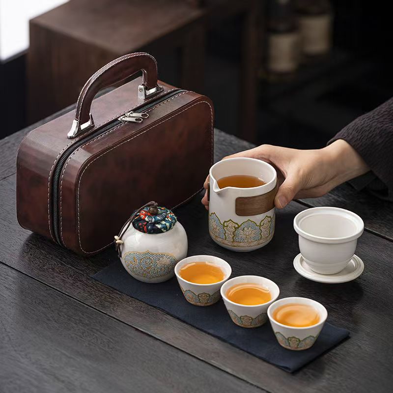 ✨お茶器～茶心-靑/白/黒（バッグ付き）✨