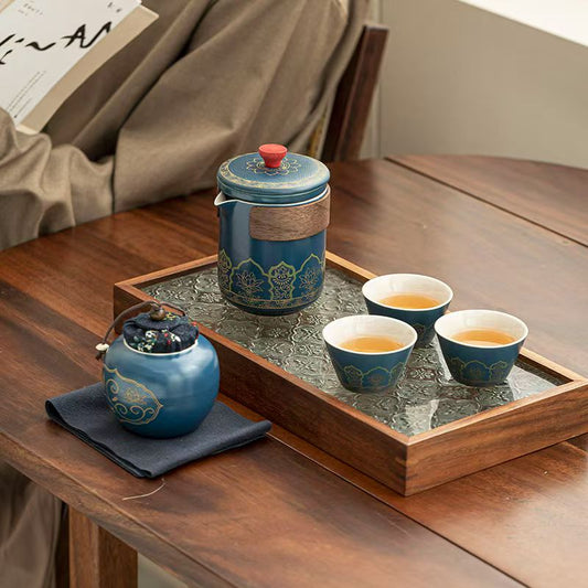 ✨お茶器～茶心-靑/白/黒（バッグ付き）✨