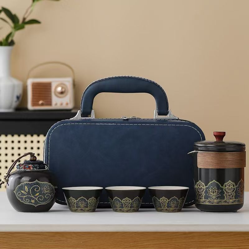 ✨お茶器～茶心-靑/白/黒（バッグ付き）✨
