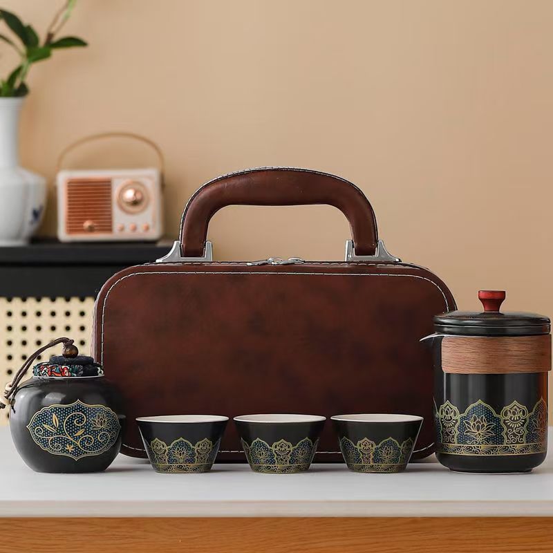 ✨お茶器～茶心-靑/白/黒（バッグ付き）✨