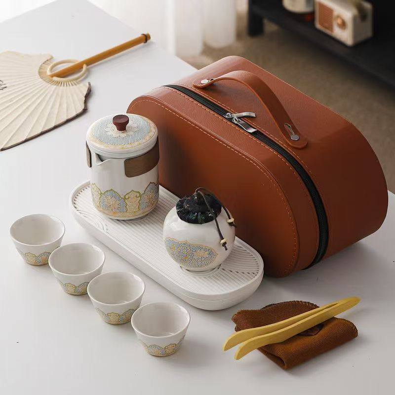✨お茶器～茶心-靑/白/黒（バッグ付き）✨
