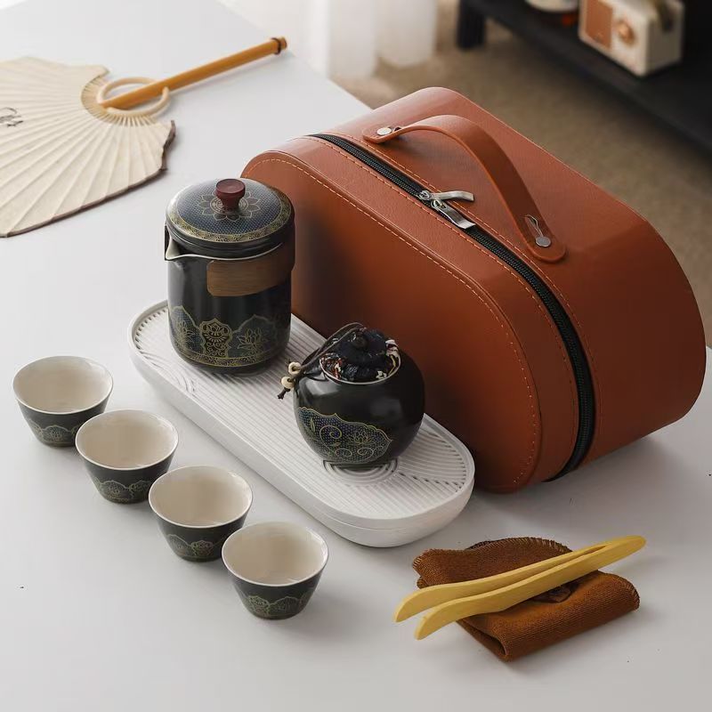 ✨お茶器～茶心-靑/白/黒（バッグ付き）✨